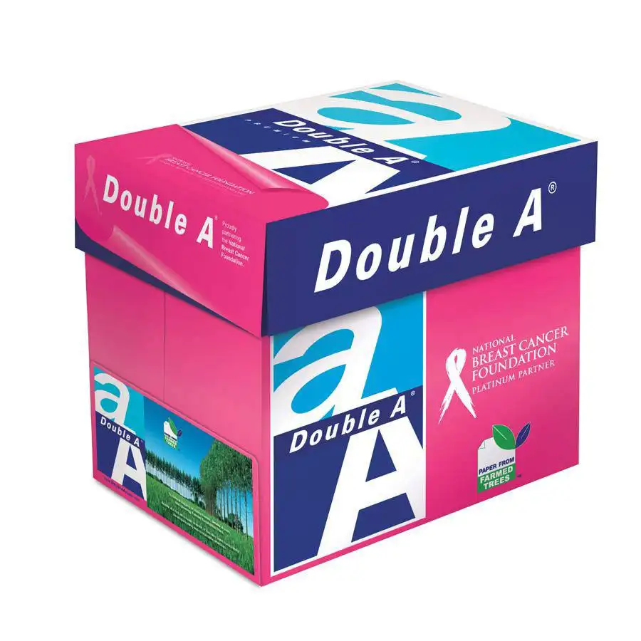 Double A A4 Copy Paper and Paper One A4 Copy Paper 70gsm/75gsm/80gsm