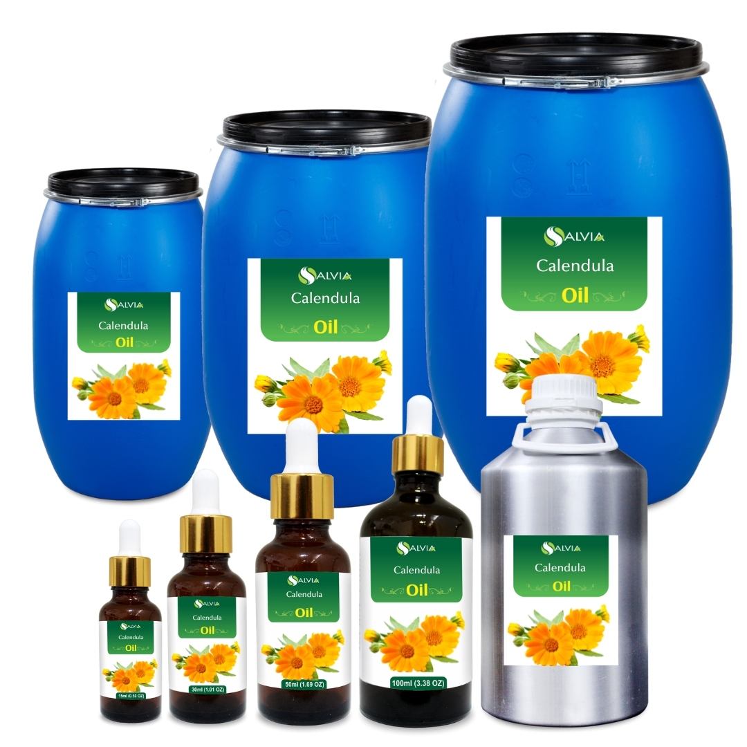 Calendula Oil 100% Pure and Natural Wholesale Bulk Lowest Price Customized Packaging