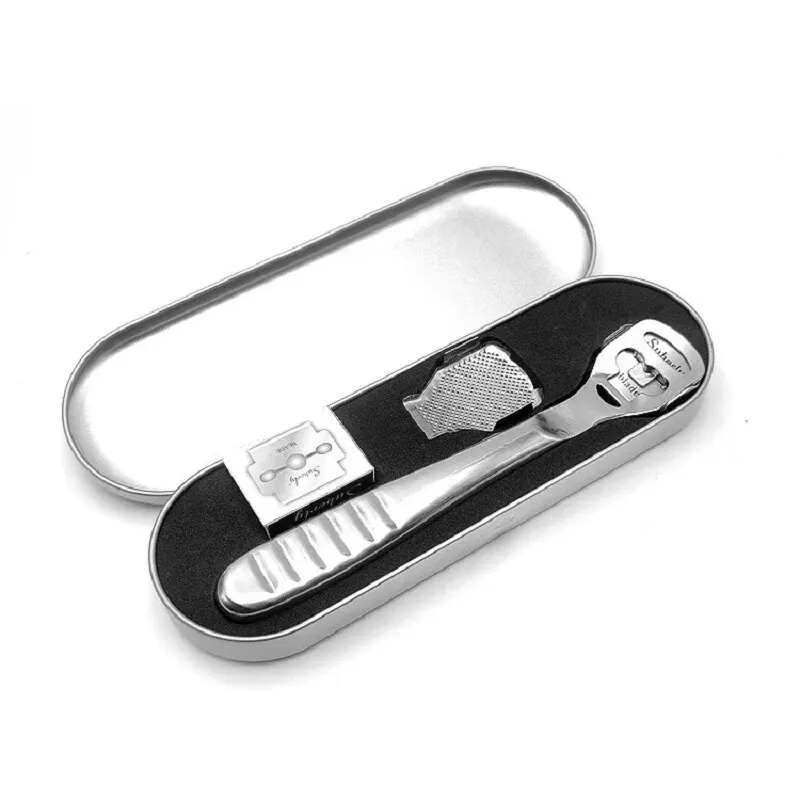 Stainless Steel Foot File Scraper Replacement Feet Grinding Dead Skin Remover Feet Calluses Foot Rub- Pedicure Shaving Foot Care