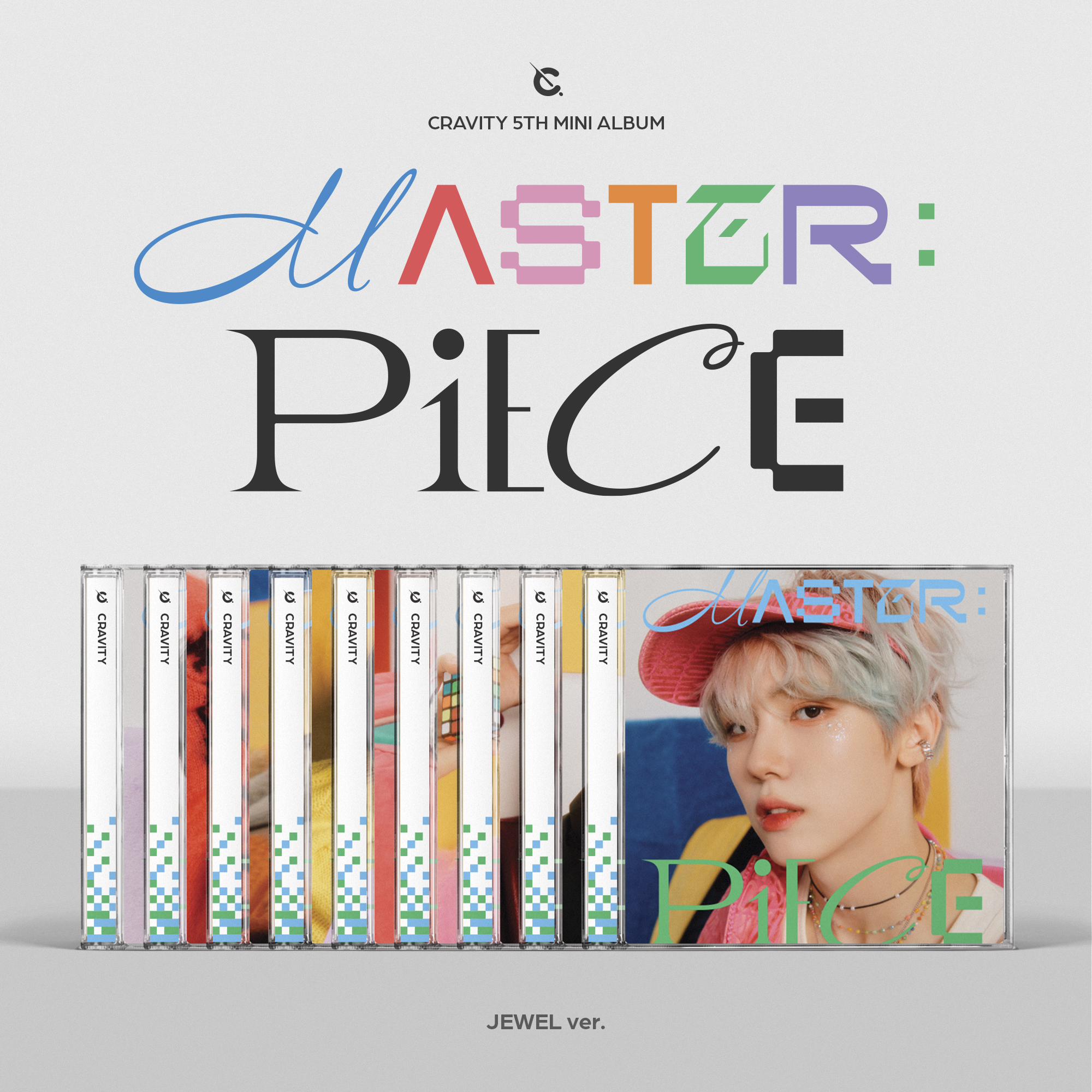 [Официальные альбомы KPOP] Корейский IDOL Boy Group Шейби 5-й мини-альбом [MASTER:PIECE] (Jewel Ver.) (Ограниченный выпуск)