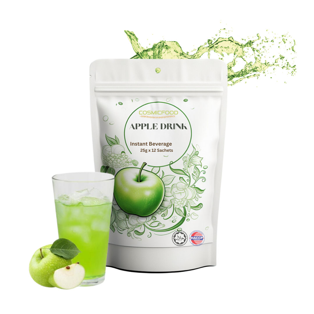 Best Seller Apple Juice Mixed Vegetables & Fruit Drink Halal certified OEM Customizable Apple Juice Powder Made In Malaysia