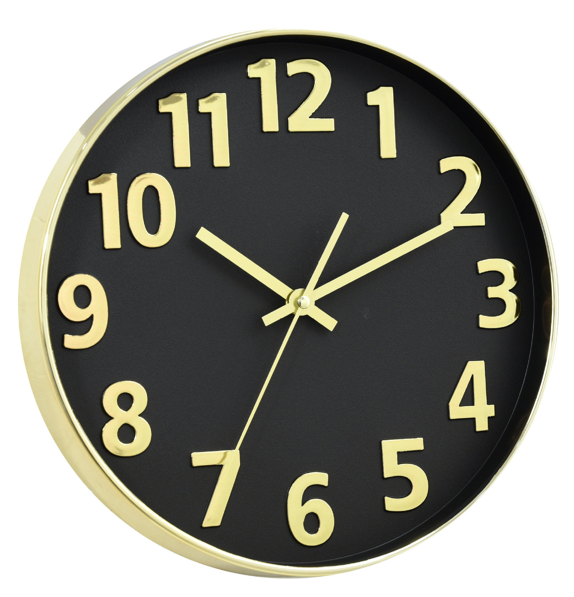 12 Inch Living Room Modern Minimalist Mute Marble Pattern Bedroom Wall Clock/Quartz Clock/Round Clock
