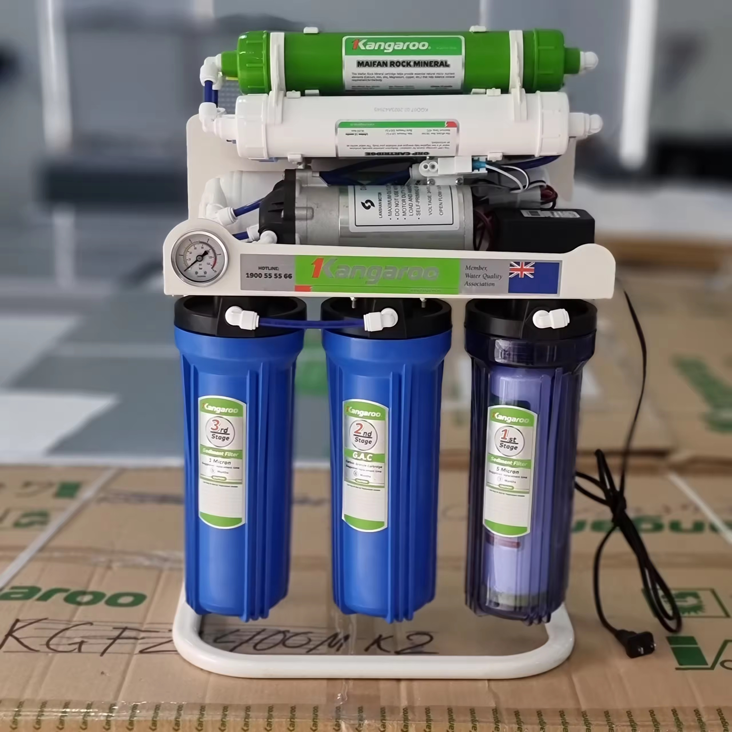 High Quality RO Water Purifier Stand Electric Powered Made in Vietnam for Household Use