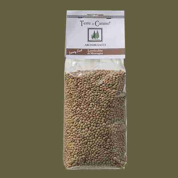 500 Gr Bag Italian Organic Vegan Mountain Lentils Origin Certificate For Restaurant And Private