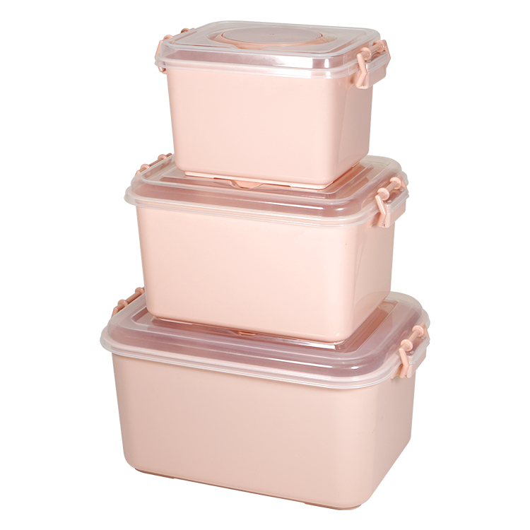 Shunxing Wholesale 4.5L-14L Stackable Large Plastic Storage Containers Set with Lids for Office and Home Organization