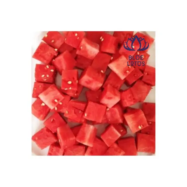 Top Quality Good Food Frozen Watermelon Diced IQF Vietnam Factory