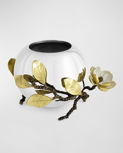 Modern Vintage Bloom Rose Table Vase Metal Vases for Home Decor and Decorative Accent Piece BY WB INC INDIA