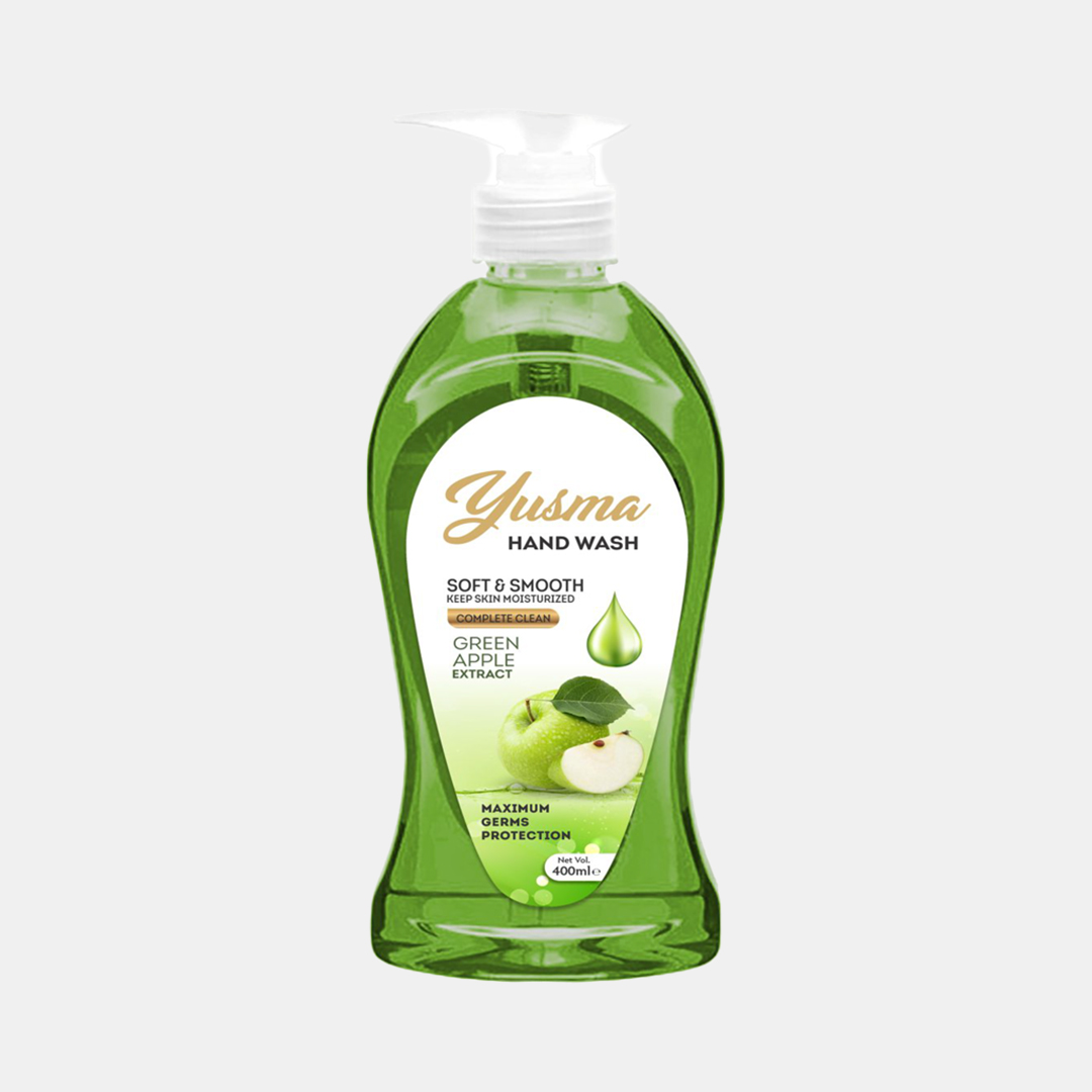Yusma Hand Wash Soap with Green Apple Extract Refreshing and Soothing Green Apple Scent