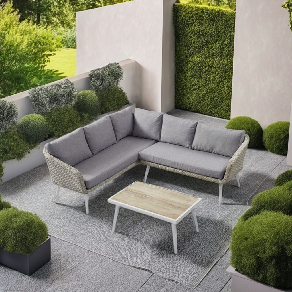 Modern Garden Modular Furniture Wicker Rattan Outdoor Set Sofa Garden Furniture