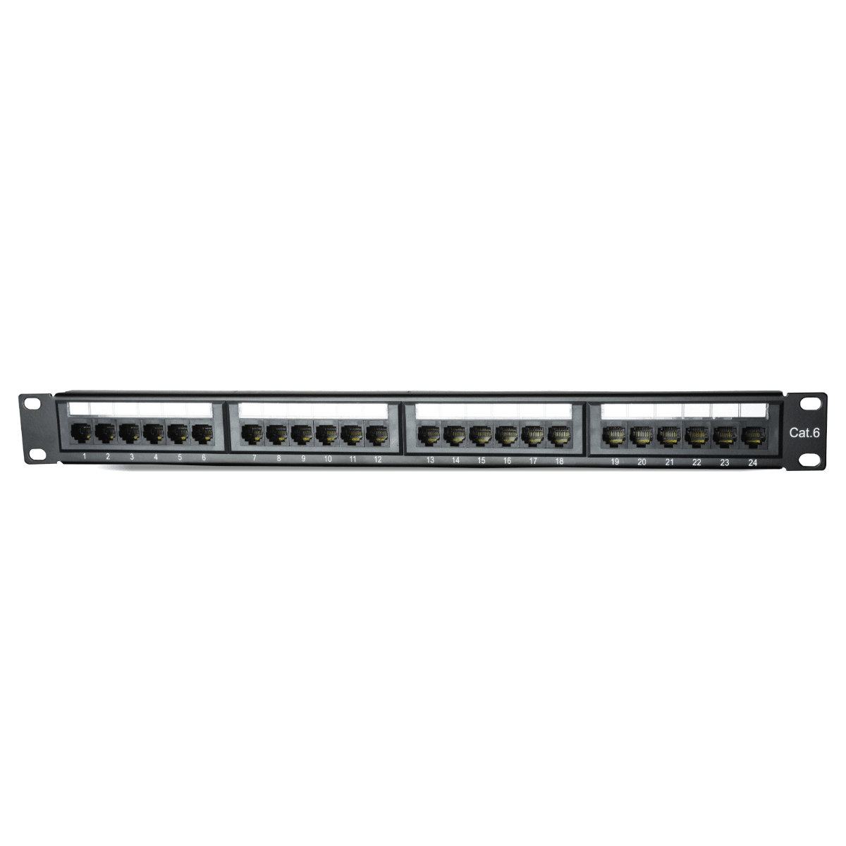 Патч-панель utp 1u, 16 портов cat6a, двойная патч-панель cat6