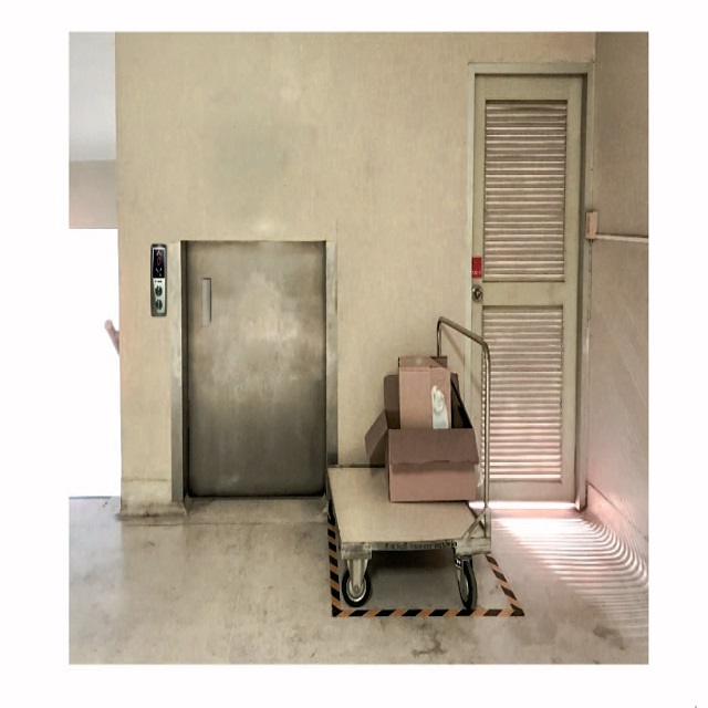 Emak 100kg Floor Type Single Entrance Dumbwaiter Lift for Kitchen & Restaurant without Steel Structure