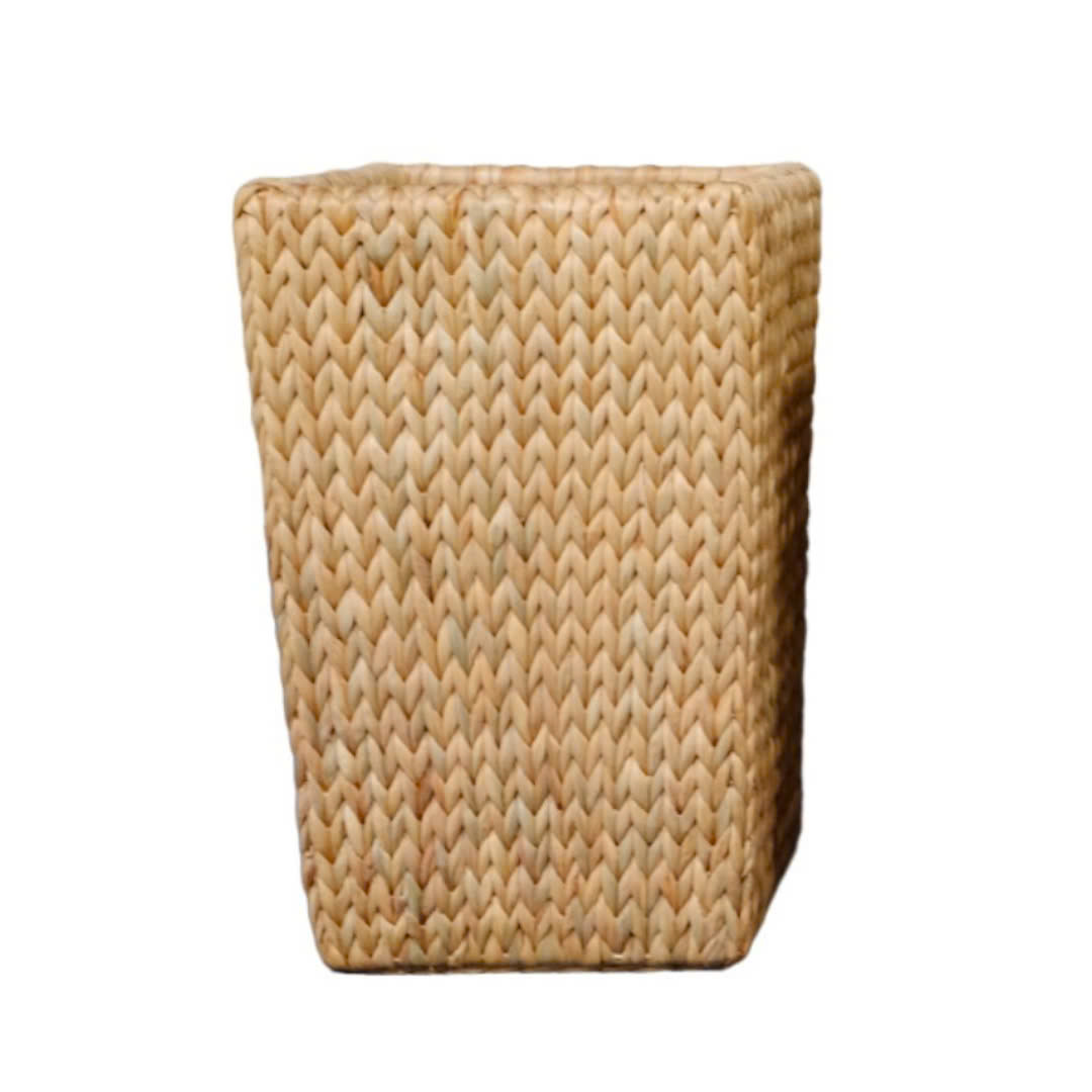 Multi-Use Rattan/Water Hyacinth Basket Handicraft Umbrella Stand and Plant Pot for Garden Home Furniture