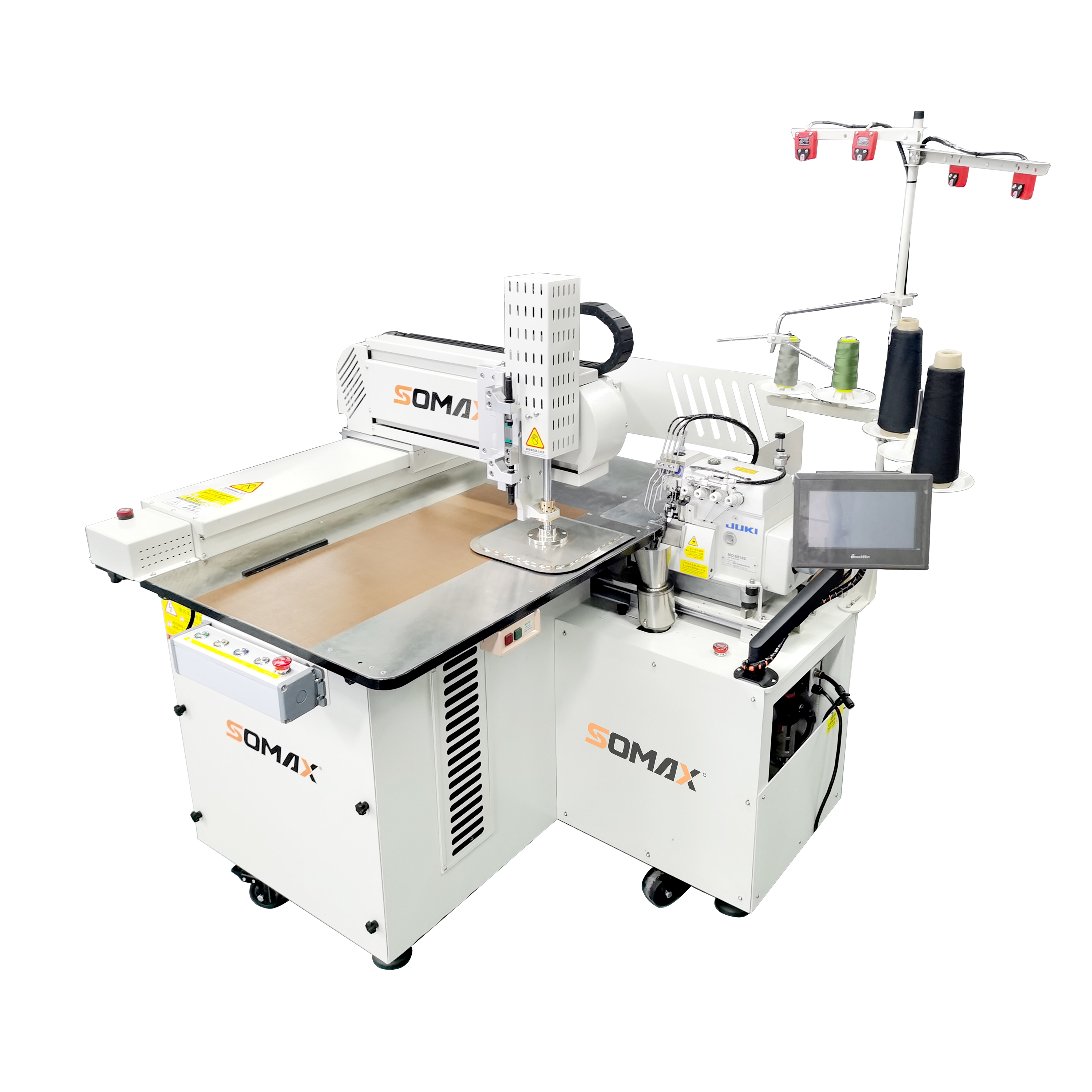 For Cosmetics SOMAX SM-21SM Automatic Template Overlock Sewing Machine Overlock Stitch Sewing Machines Overlockers