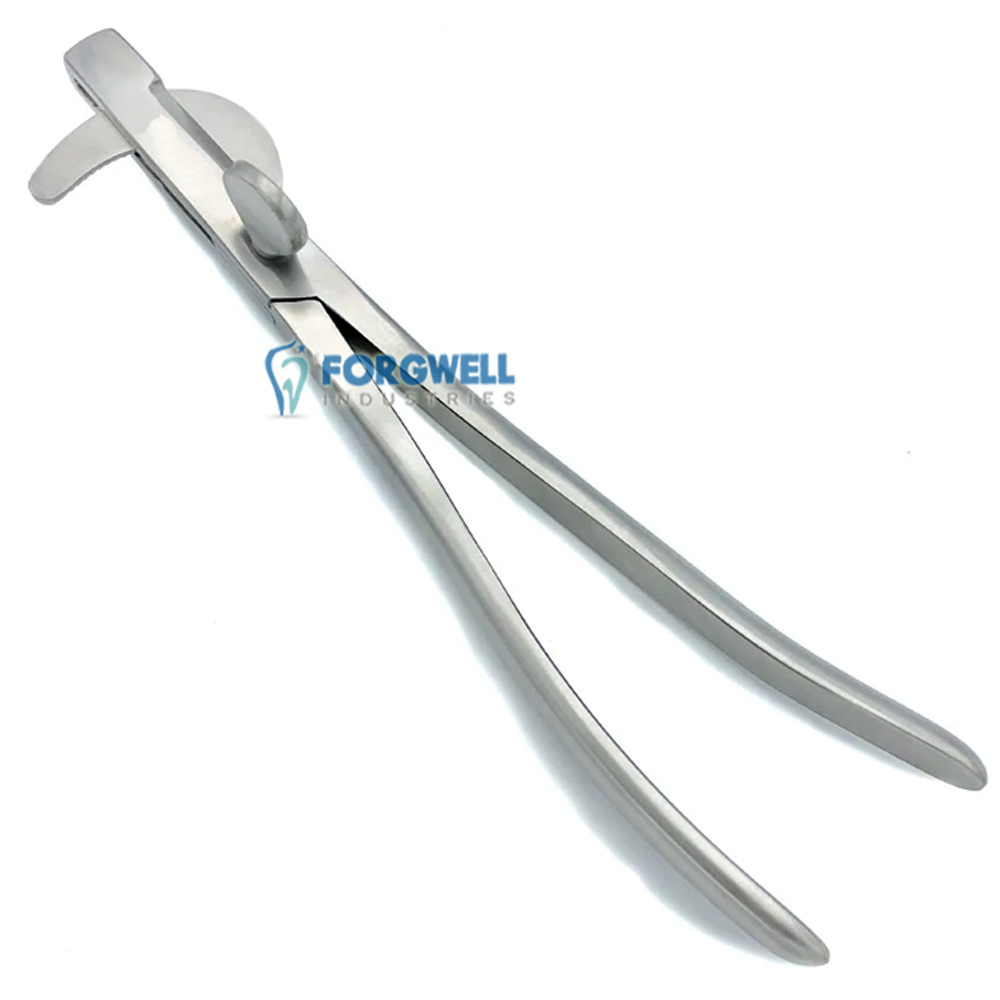 Emasculator Haussmann curved/Straight 26 cm / Veterinary Instruments high quality by Forgwell Industries