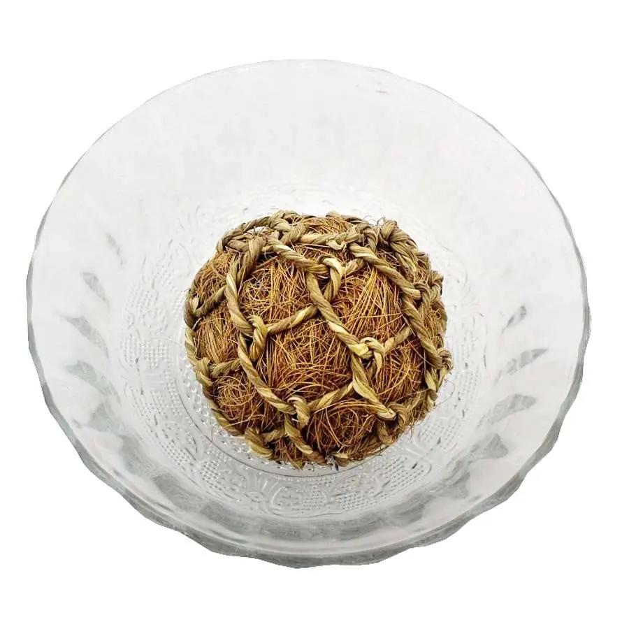 Indian Botanical Item Coconut Ball (6 CM ) Dry Plant Material For Decoration