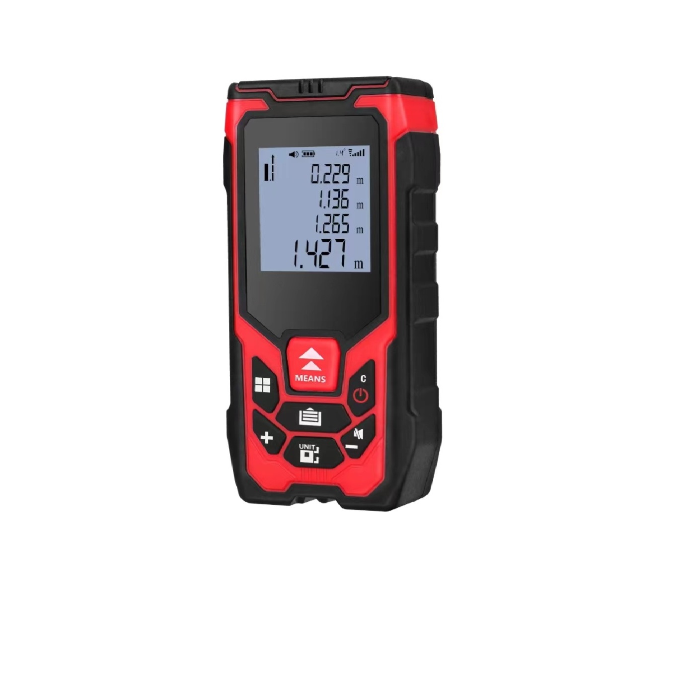 High precision Laser Distance Meter with white LCD screen