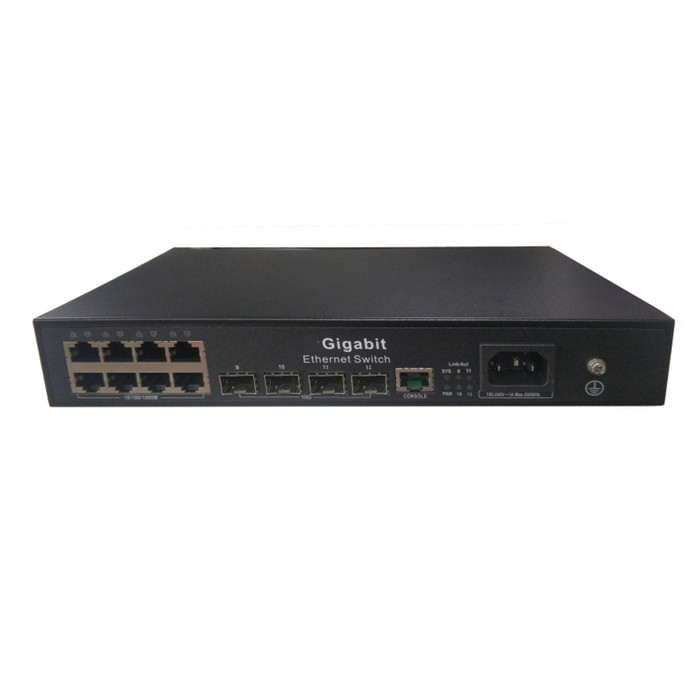 1000 м Poe Rj45 8 портов волокна порт с поддержкой Poe коммутатор Gigabit