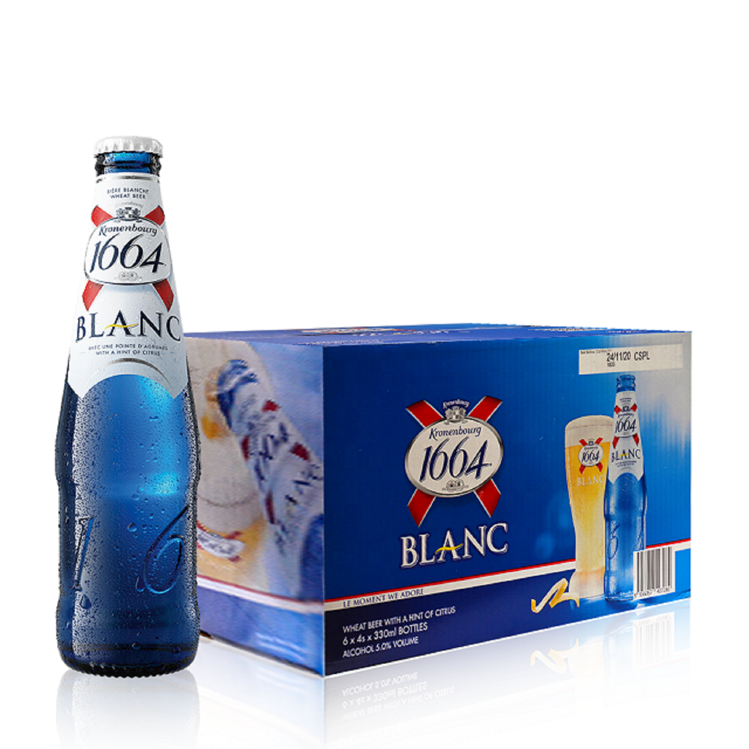 Blanc can из Германии 1664 5% 24x33cl (пиво)