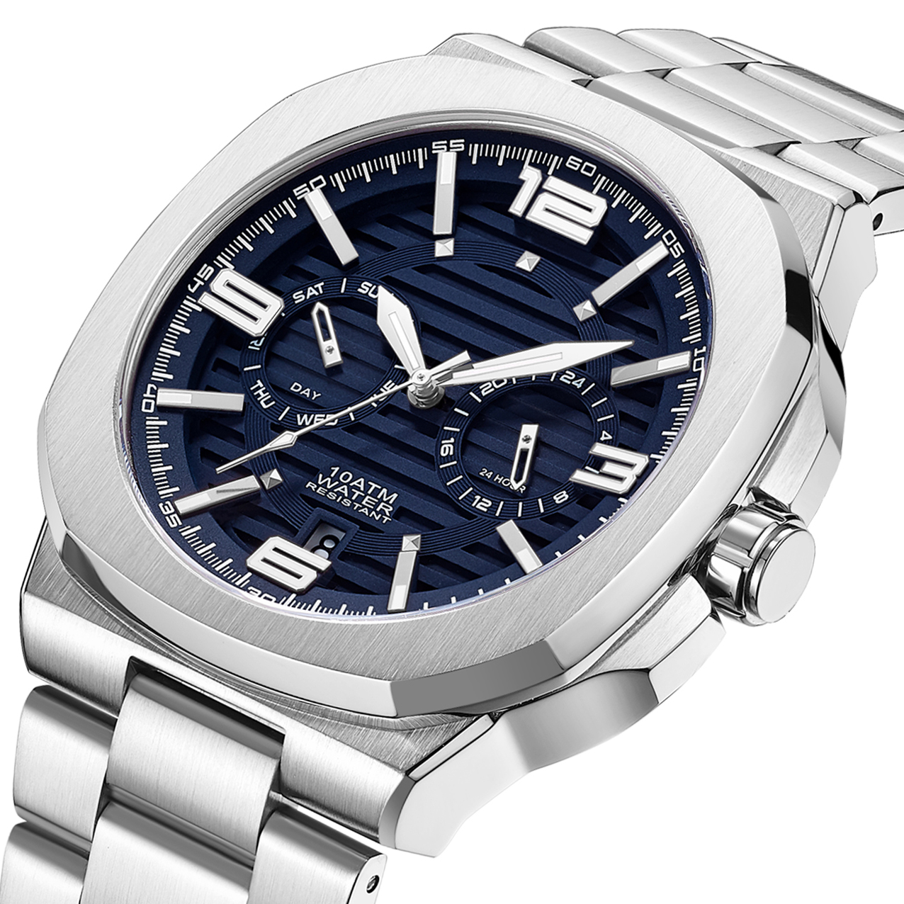 Custom chronograph wristwatches relojes Waterproof Stainless Steel other watches luxury watches brands Quartz Watch for men