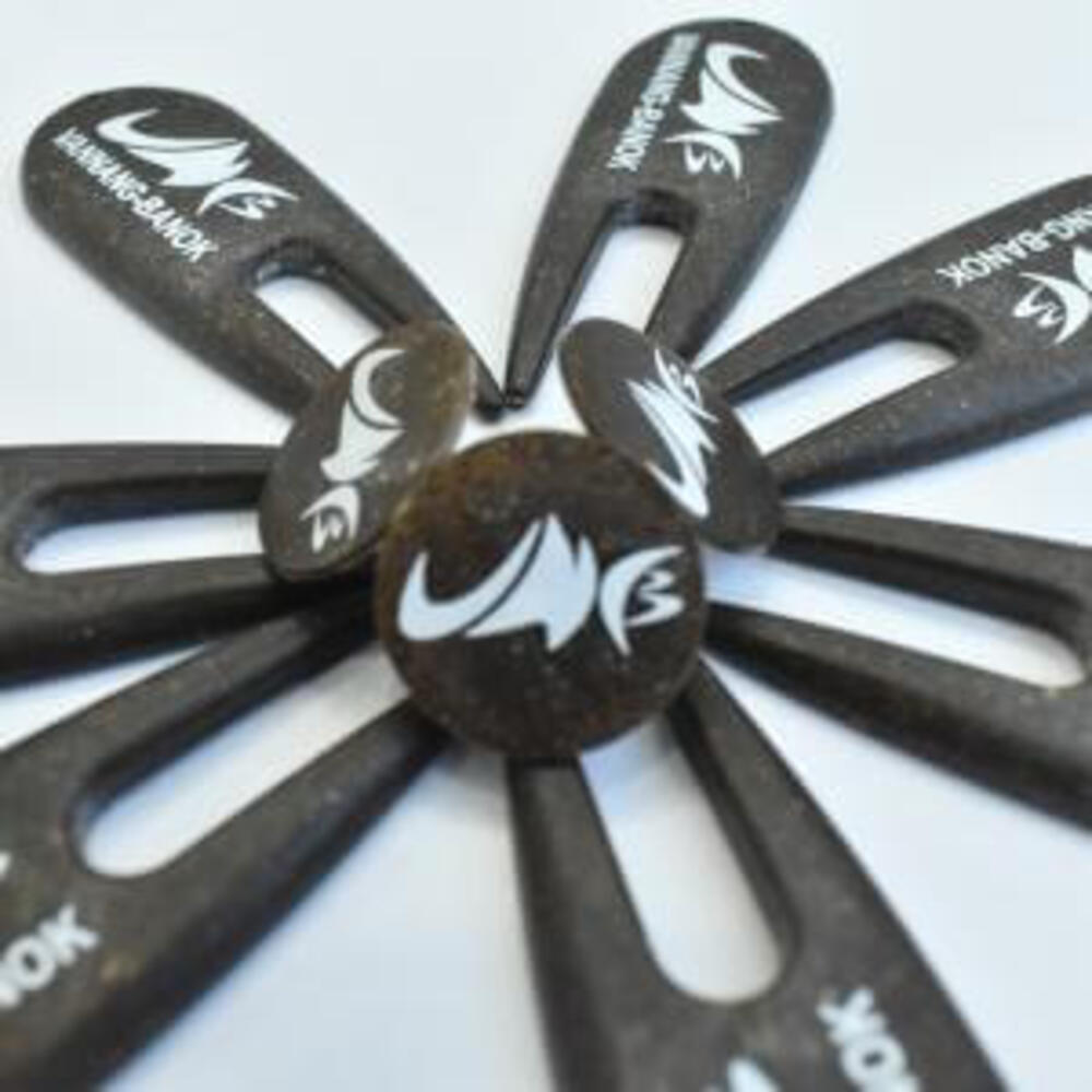 Pitch Repair Tool Golf & Ball Marker Mark VNB made by ecofriendly material Bio Coffee golf pitch repair tool golf accessories