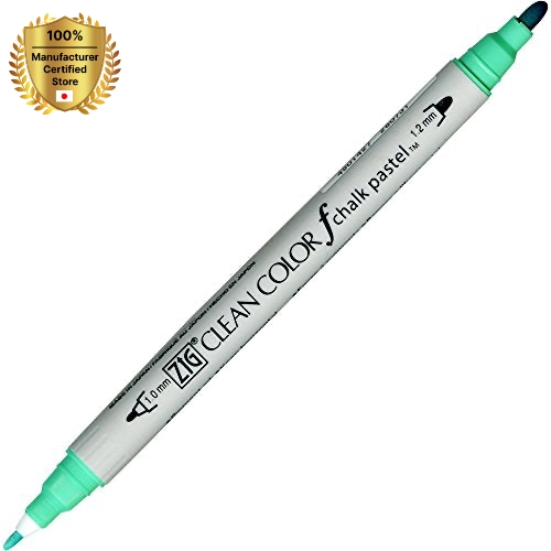 [KURETAKE] Kuretake Zig Twin Tip маркер чистый цвет F Мел Пастель, зеленый (TCS-6500-040) (5 шт.) акварельные кисти ручки мультфильм p