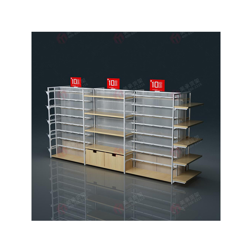 Meicheng Custom Retail Store Various Accessories Gondola Shelves Display Rack for Boutique Store