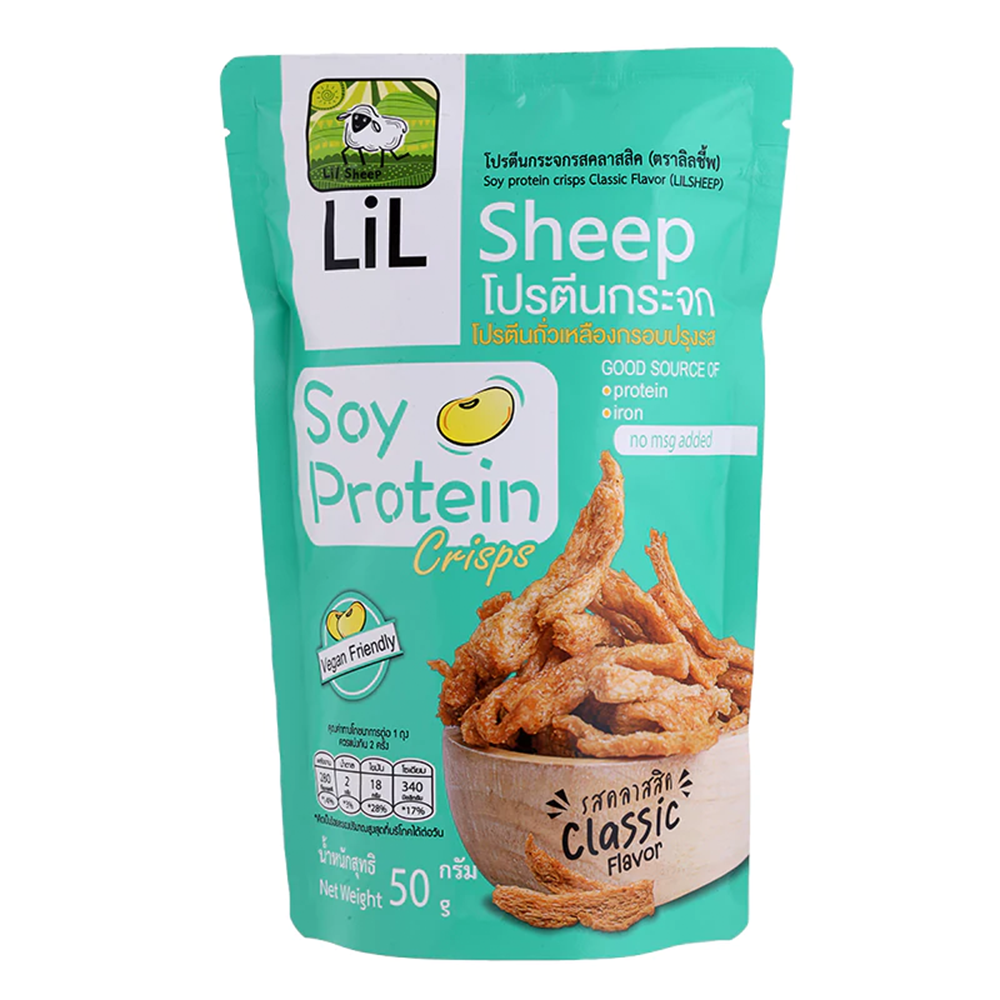 Lil Sheep Crisps Soy Protein Vegans Snack High Quality Product Non MSGS Best Seller Place Origin in Thailand