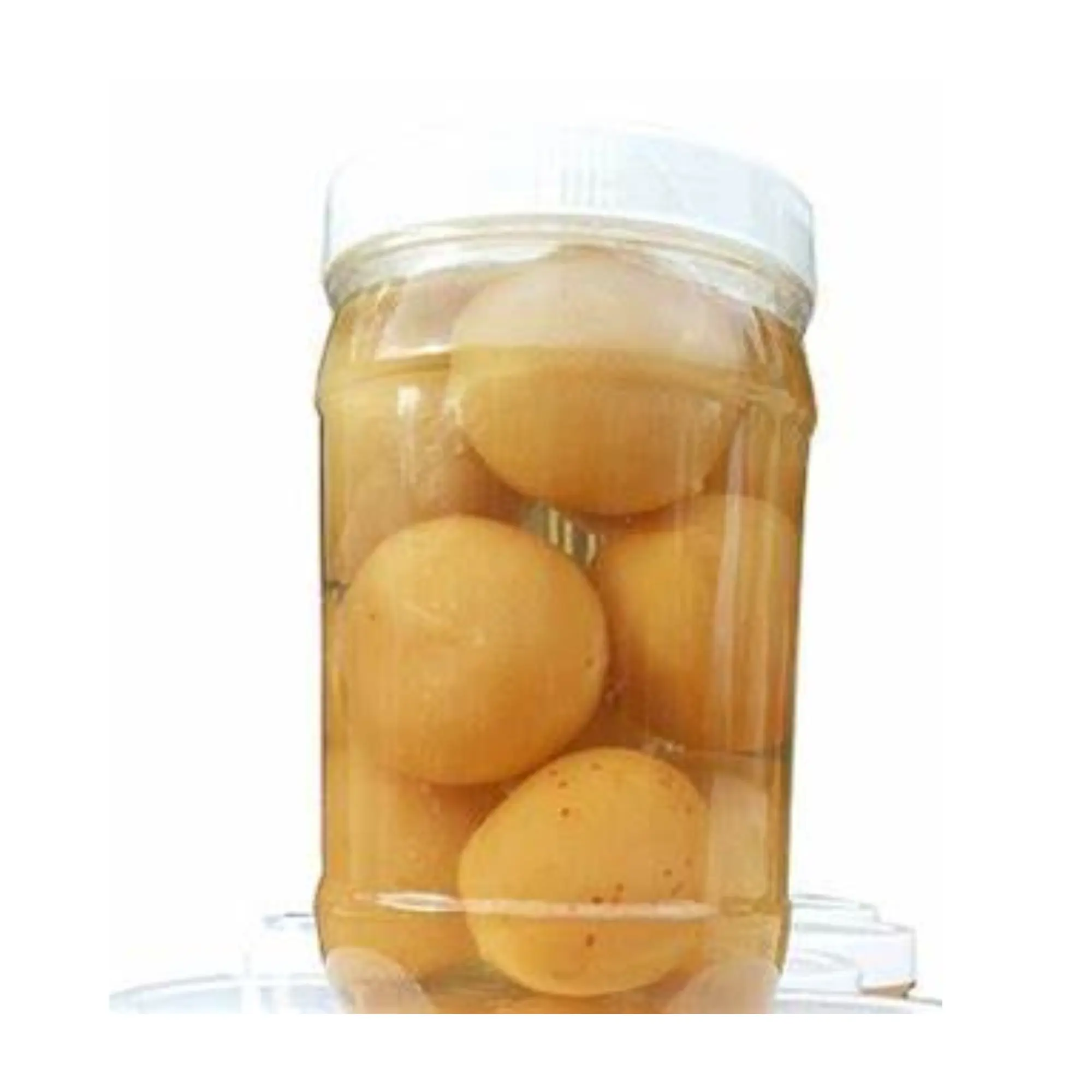 Exported Vietnamese salted and pickled limes or preserved lemons / Pickling lime in plastic or mason jars