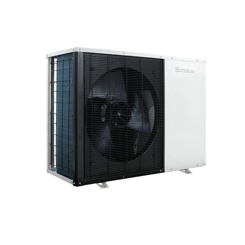 С сертификатом Keymark, Sprsun 9.5KW EVI, моноблочный тепловой насос, инвертор с R32 и сенсорным экраном