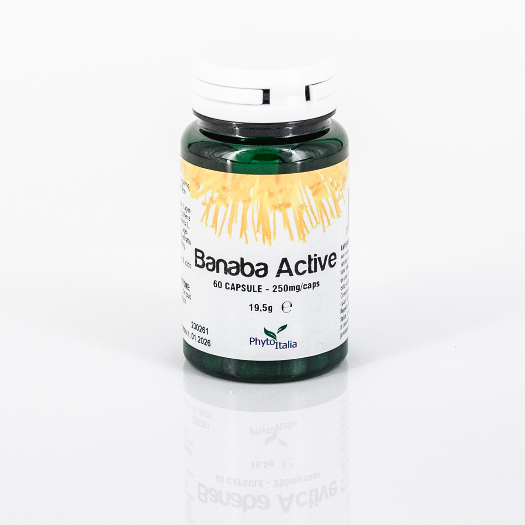 Best Italian Quality Banaba Active Herbal Supplements 60 Capsules Excipients And Preservatives Free For Glycaemic Control