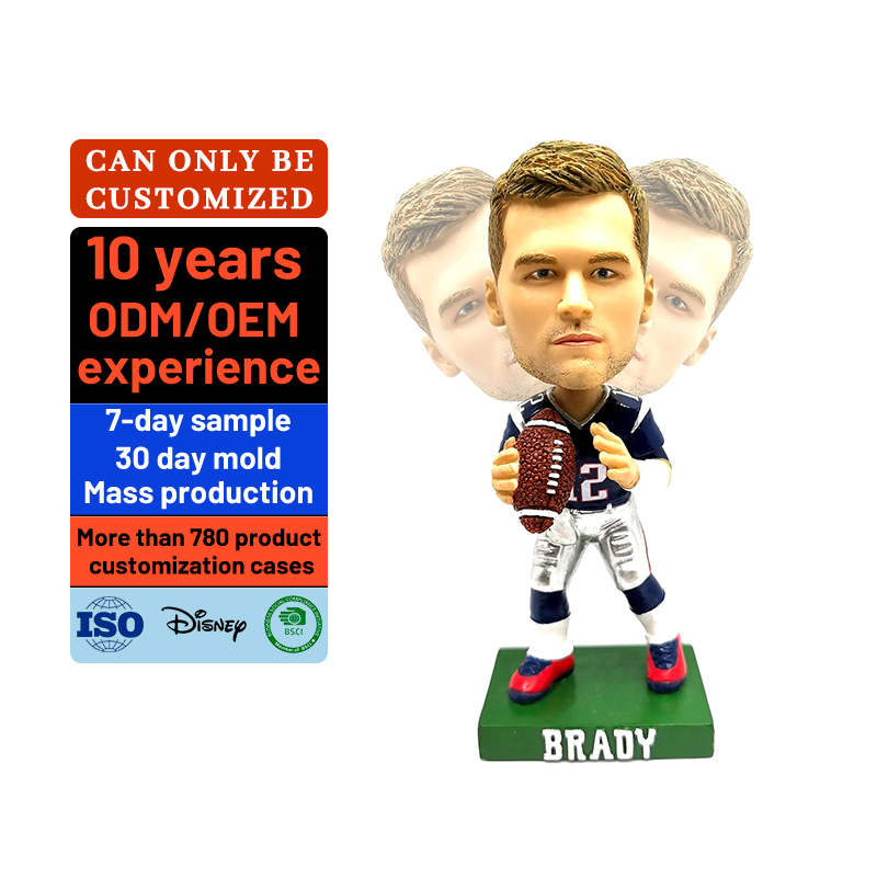 3d American Football Figures Mini Plastic Sports Figures White Plastic Sports Game Figures