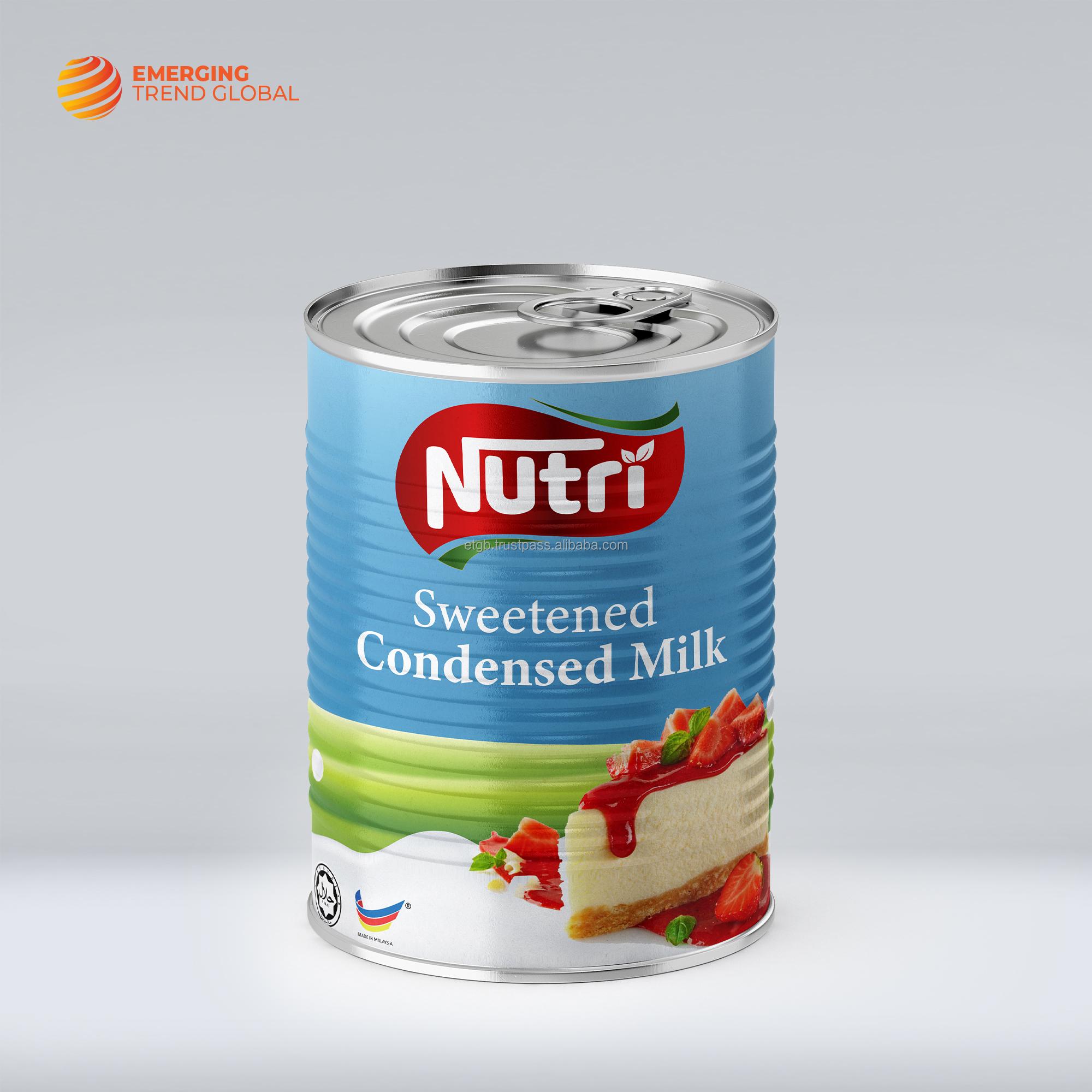 Malaysia Supplier Good Pricing 390g & 1kg Nutri Sweetened Creamer Condensed Milk In Box Packaging Dairy Products