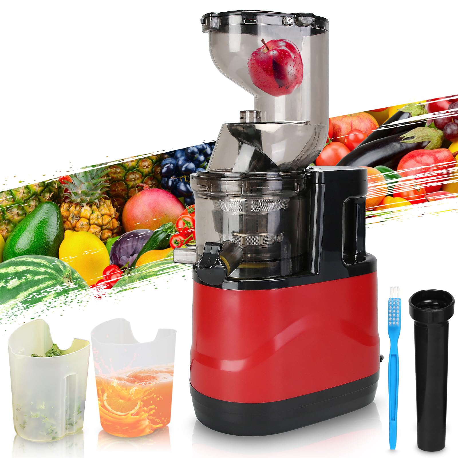 Classic Big Mouth Masticating Wireless Slow Juicer Machine Fruit Extractor blenders and juicers
