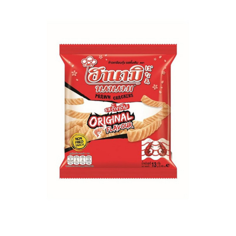 HANAMI Brand Prawn Cracker Original Flavor 13g Thai Product Wholesale from Thailand Ready to Ship