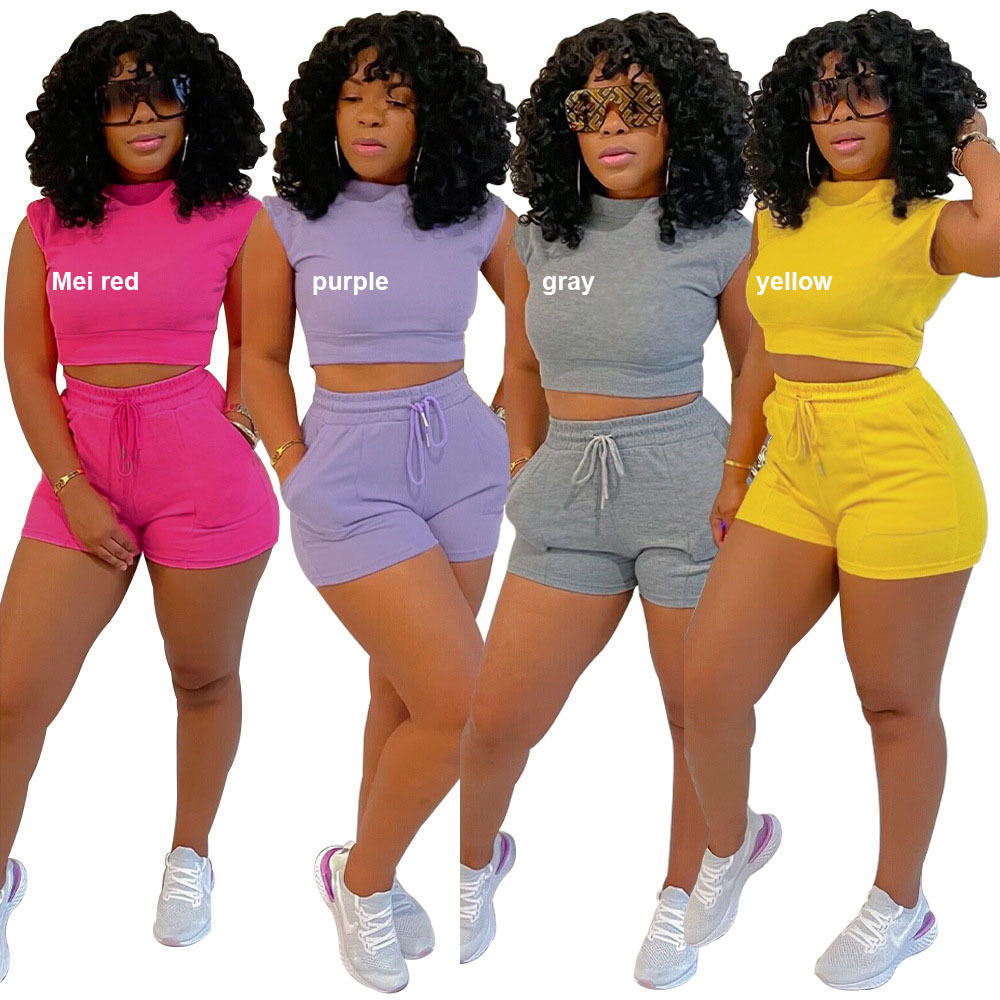 Women Women Two Piece Set Summer 2023 New Custom Plus Size Women's Clothing 2 Piece Sets Workout Graphic Shirts Short Sets