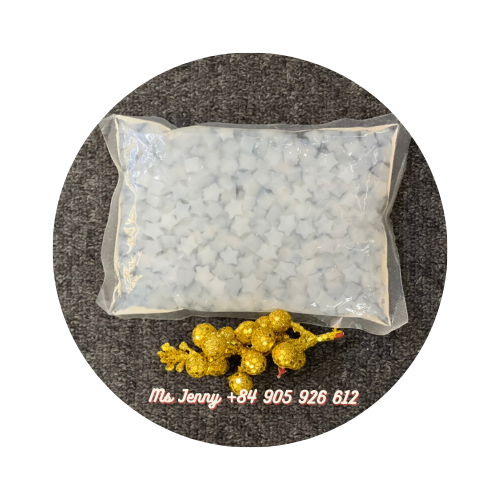 Премиум кубики Nata de Coco в сиропе, набор разных размеров 5x5x5 мм 6x6x6 мм 10x10 мм 15x15x15 мм в форме звезды в форме сердца