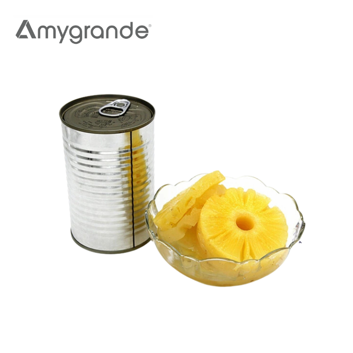 Top selling products 2024 Canned Pineapple Thailand Slices Juicy Custom packaging Flavored Wholesale
