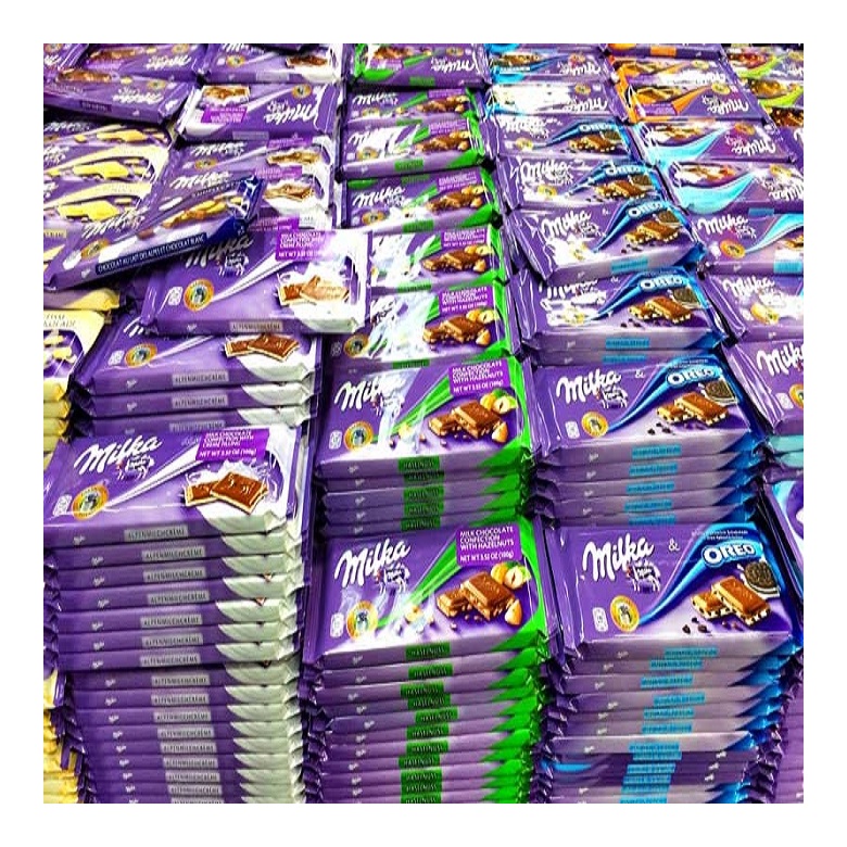 Молочный батончик Milka Melting, Шоколад, Лучшая цена, Германия, 24x100 г