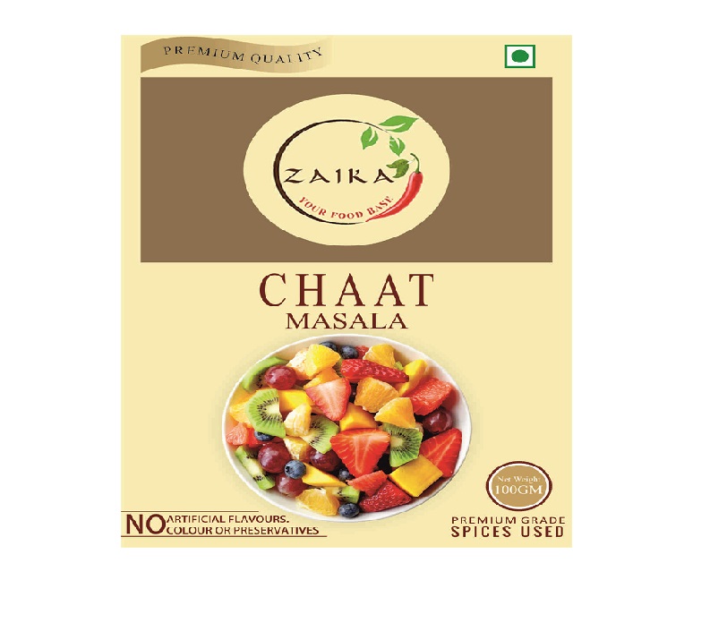 Упаковочная бумага Chaat masala 100 г, в наличии, с индивидуальным логотипом