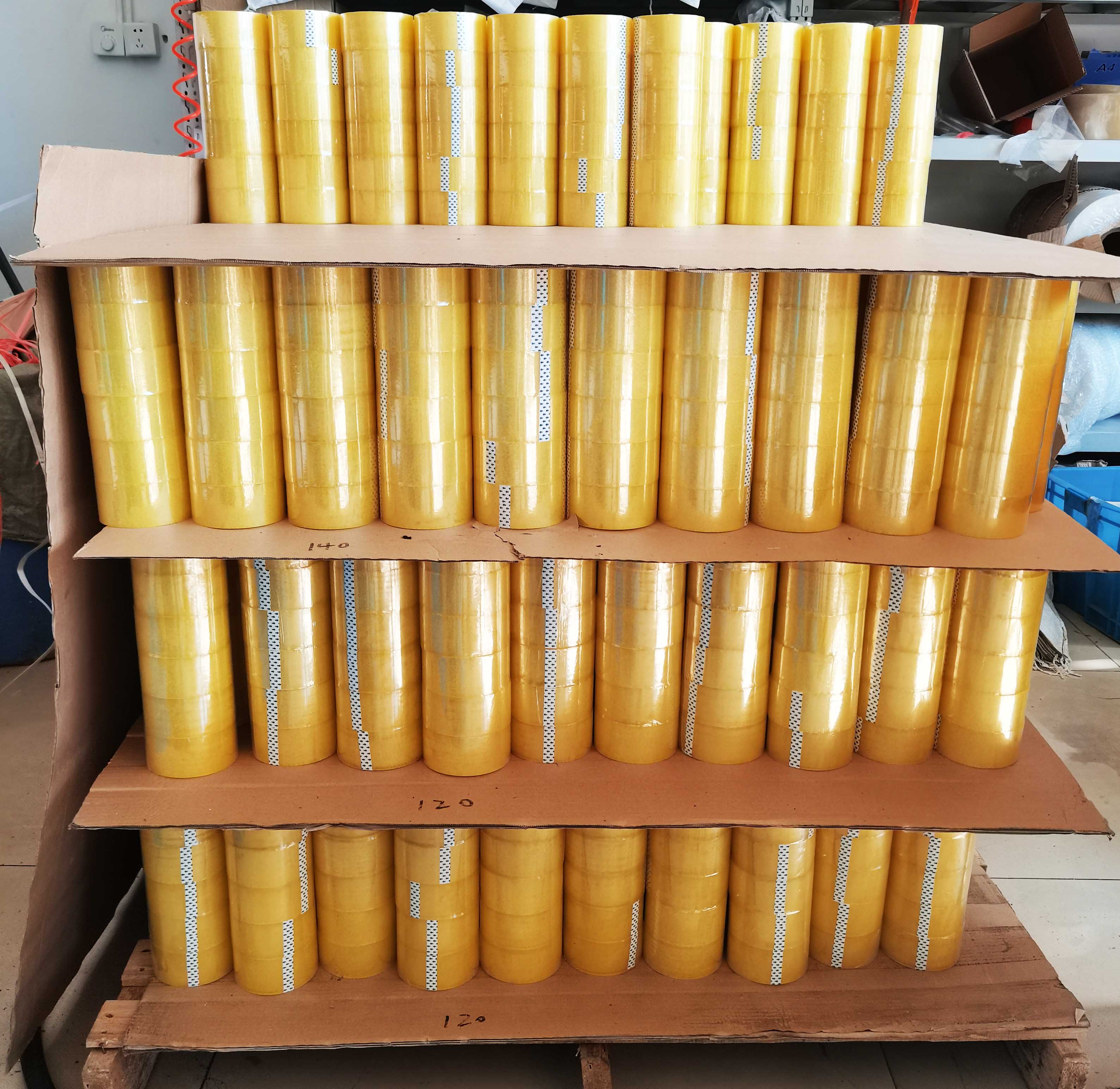 Cheap Price OPP Strong Self Adhesive Tape Roll Custom Logo Printed BOPP Packing Tape Seal Adhesive Tape