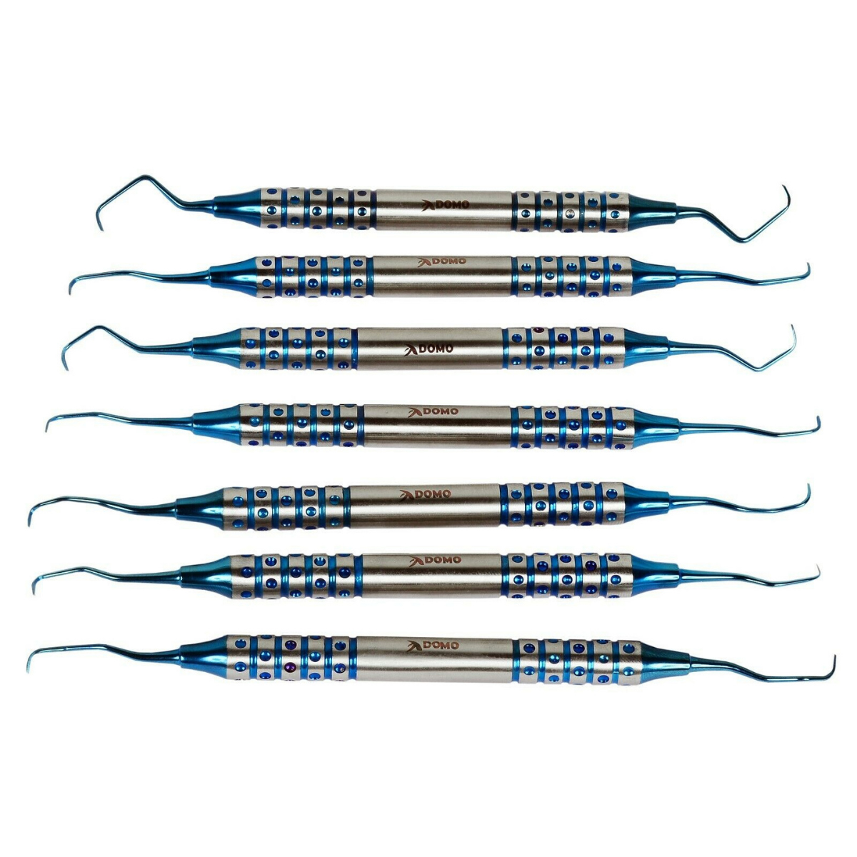 7-Piece Gracey Curette Set Medical Dental Periodontal Surgical Lab Instruments for Cleaning & Filling Teeth Equipment
