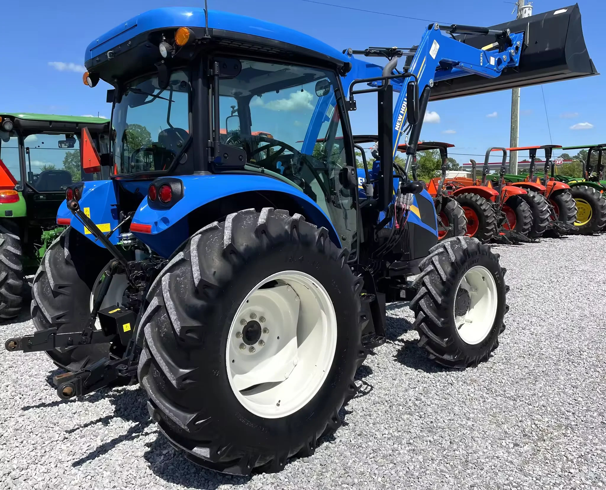 New Tractor 4wd Holland with Loader TD105 and Farming Equipment Agricultural Machinery