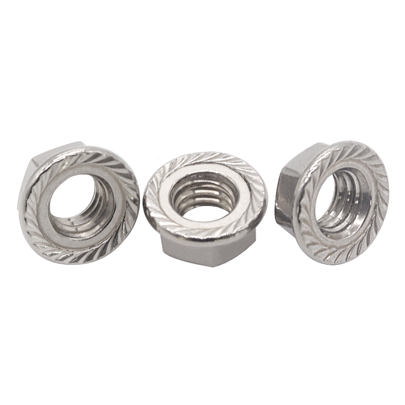 DIN6923 Locking Hex Flange Nut With Serrated Flange Hex nuts