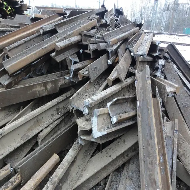 Iron Scrap Used Rails 100% Pure Cast Iron Scrap Yard Hms Used Rails For Sale