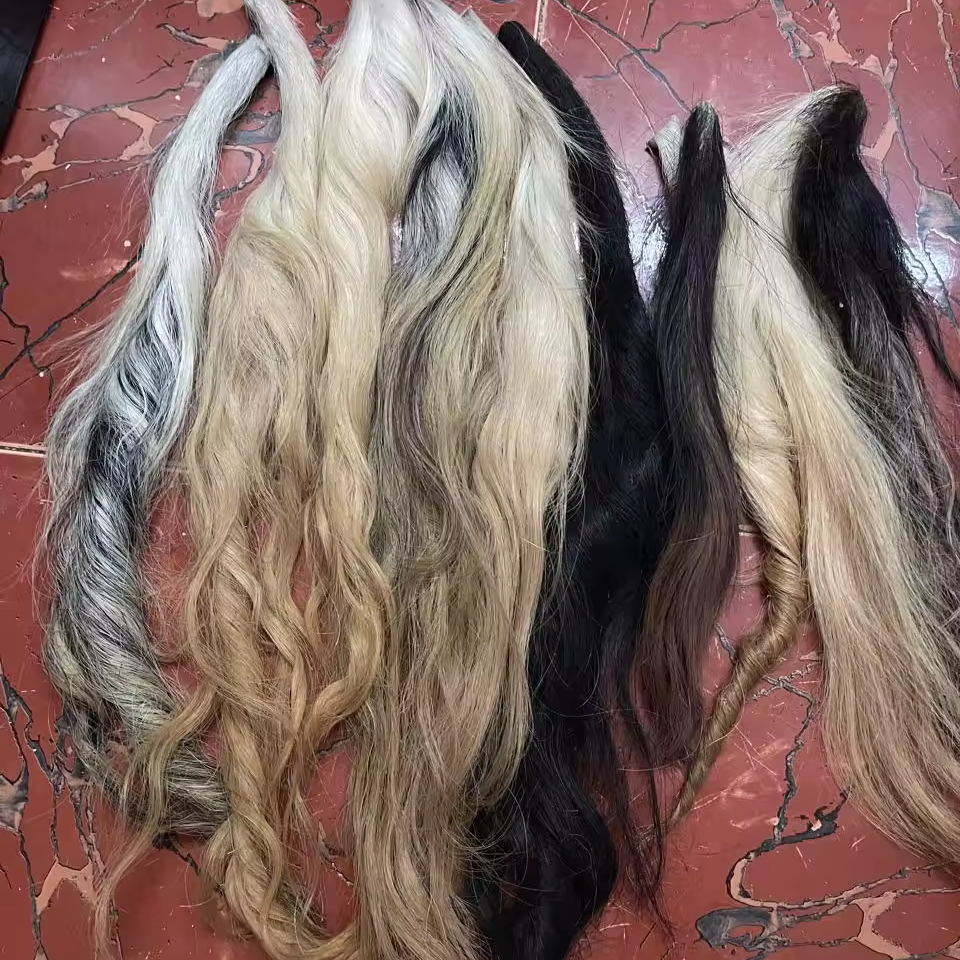 Cow Tails Hair With Bone