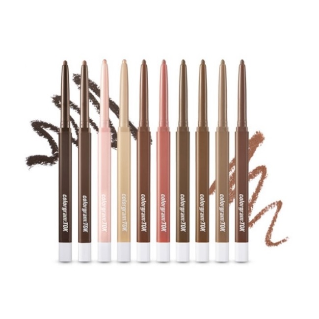 Amazon Hot Item Long Lasting Makeup Pencil Cream Eye Liner 2.5mm Artist Formula COLORGRAM Korean Cosmetics Factory Direct Price