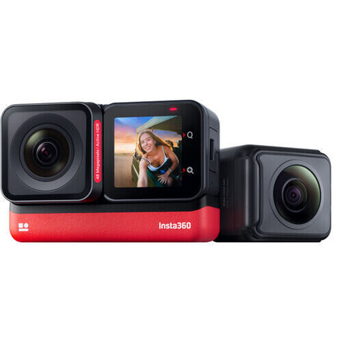 Водонепроницаемая Экшн-камера Insta360 ONE RS Twin Edition, 4K, 60 кадров в секунду, 5,7 K, 360