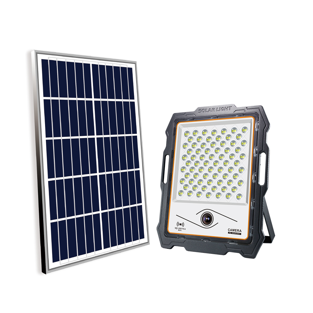Outdoor Solar LED Flood Light, High Power, IP66, 100W, 85-265 V, waterproof, Rgb, Parking Lot
