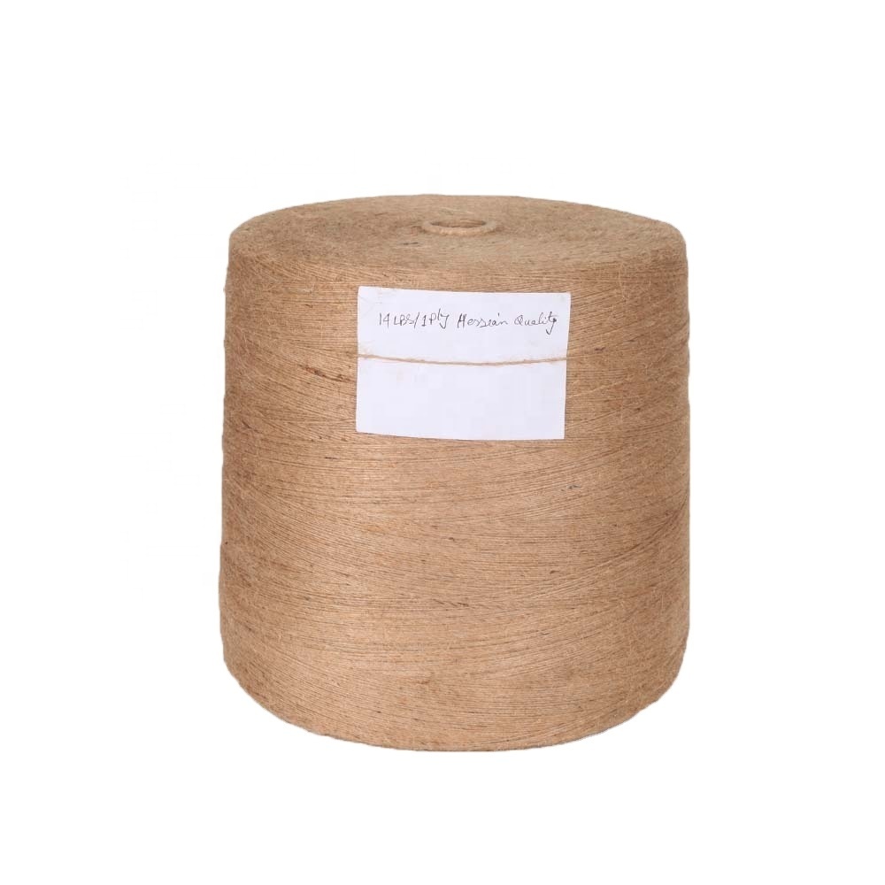 14Lbs by 1ply 100% Hessian Jute Yarn for Weaving