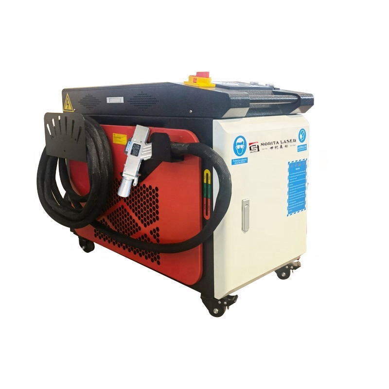 Industrial Portable 1000w 1500 watt Fiber Laser Cleaning Machine for Oil, Rust, Dirty, Coating, Residium Removal